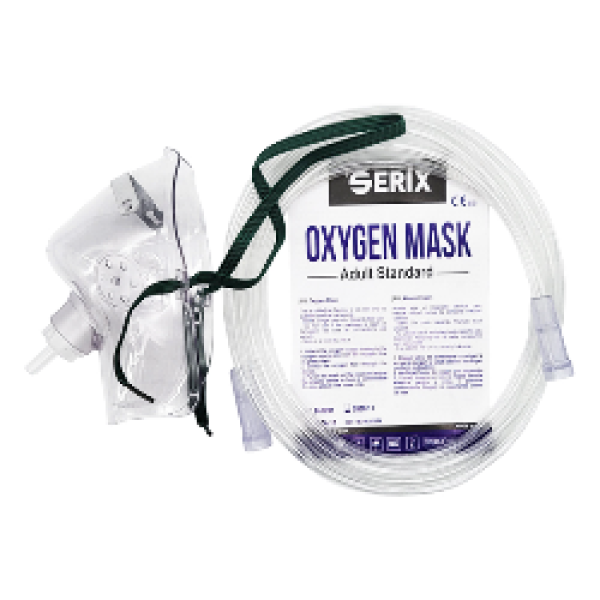 ps-44020 Masca de Oxigen Adulti, Sterila, Standard, Serix, 1 buc/set, 100 set/BAX