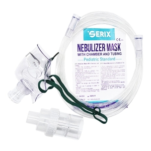 Masca de Oxigen cu Nebulizator, Pediatrie, Elongata, Steril, Serix, 1  buc/set, 100 set/BAX