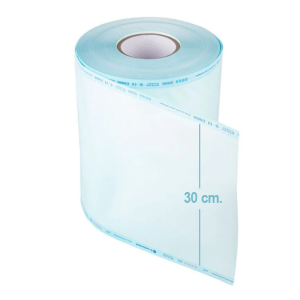 Rola Pungi Sterilizare Plata, 70 GR, 300mm x 200m, 2 role/BAX