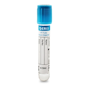 Vacutainer Coagulare 4.5ml Na Citrate, PET, Dop Albastru, Serix, 100 buc/set, 12 set/BAX