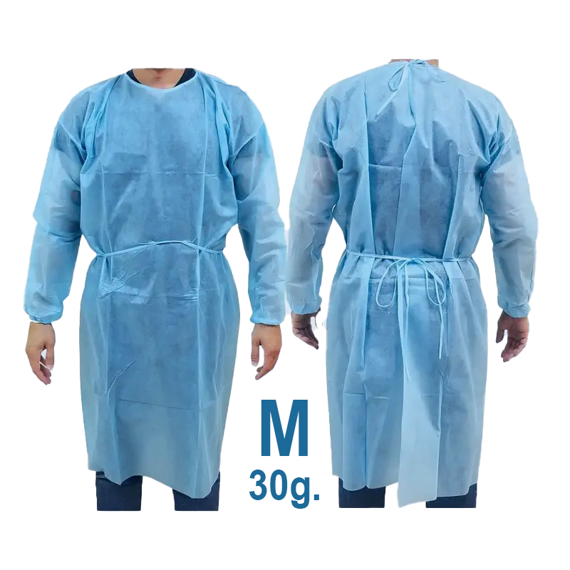 Halat Medical Vizitatori PP, 30 GR, Blue, Marime M, 10 buc, Serix