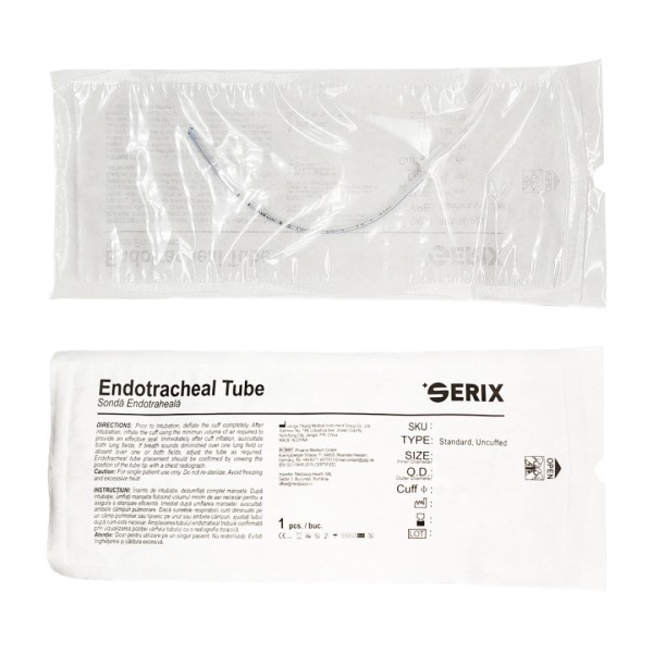 ps-45016 Sonda Endotraheala IOT fara balonas, D.I. (mm) 3.5, Serix, 25 buc/set, 8 set/BAX
