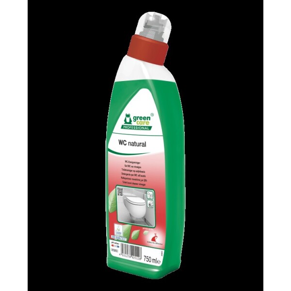 Solutie ecologica WC Natural, Green Care, pentru curatat vasul de toaleta, pisoare sau bideul, 750ml, certificat Ecolabel, Biodegradabil complet